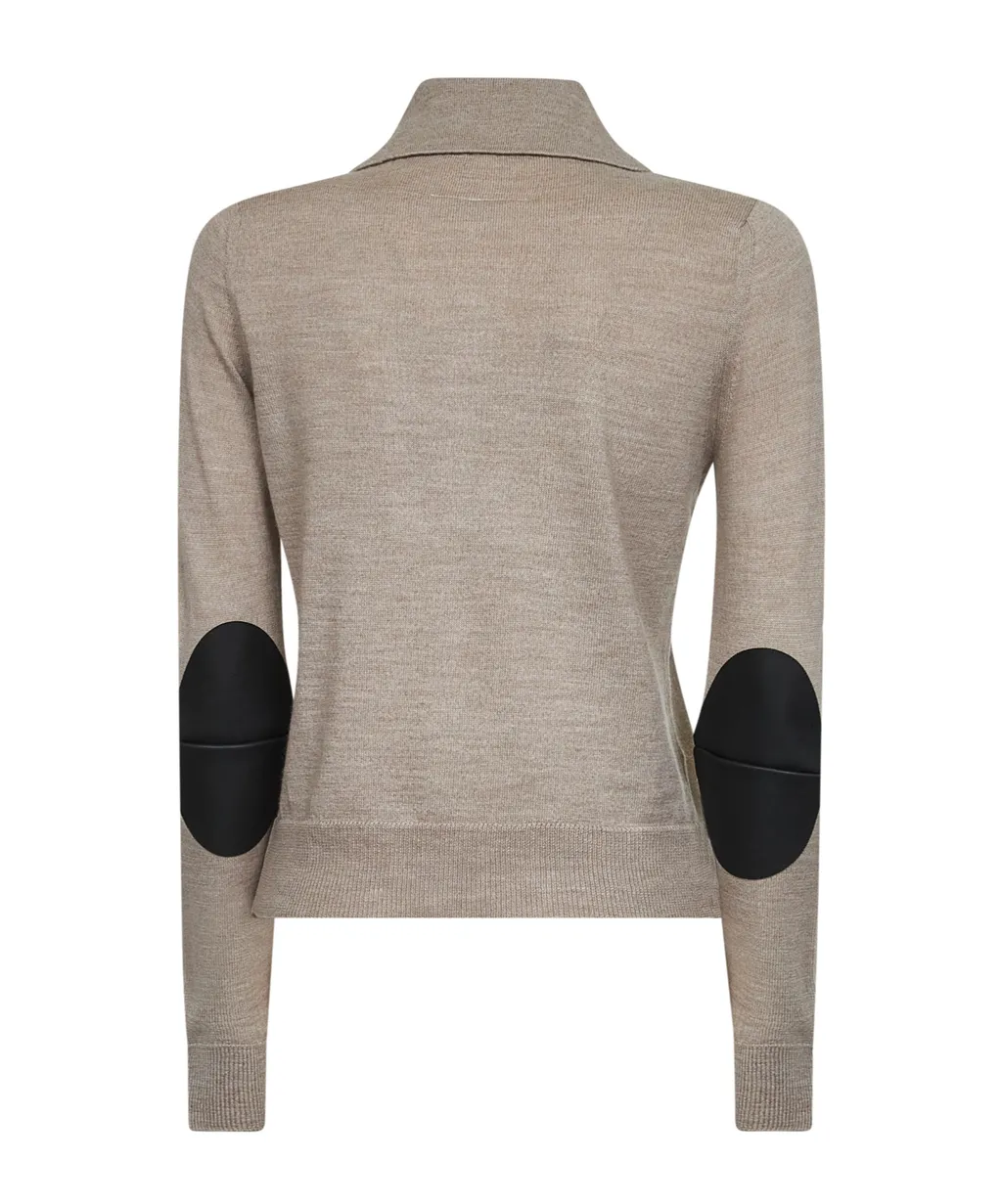 Mm6 Maison Margiela Knitted Buttoned Cardigan