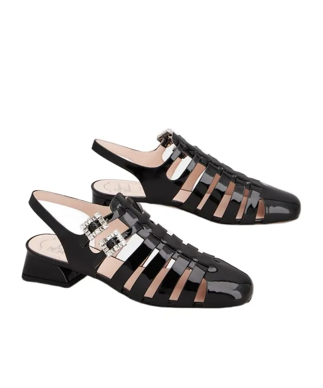 TrÈS Vivier Sandals In Patent Leather