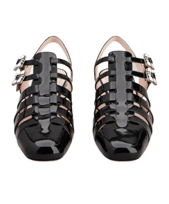 TrÈS Vivier Sandals In Patent Leather