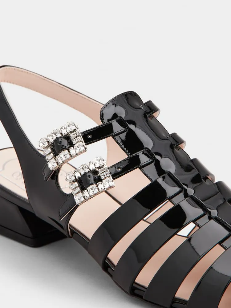 TrÈS Vivier Sandals In Patent Leather