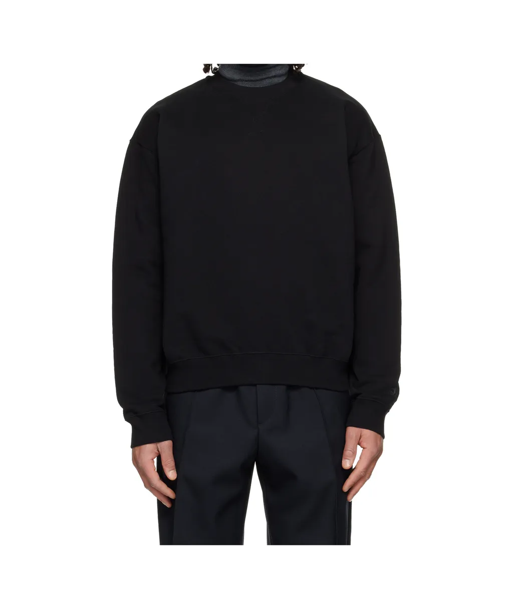 Drop-Shoulder Crew Neck Sweatshirt