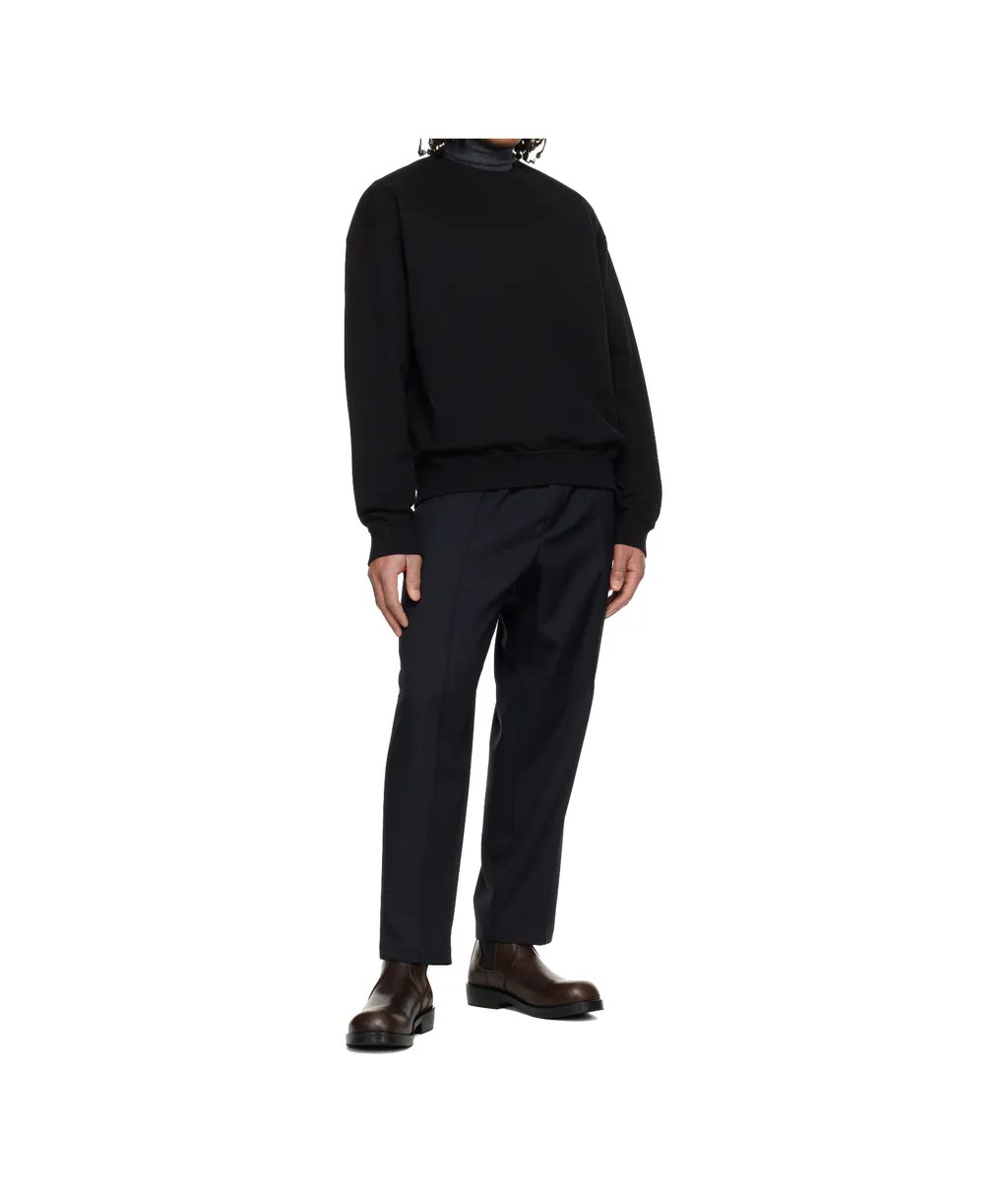 Drop-Shoulder Crew Neck Sweatshirt