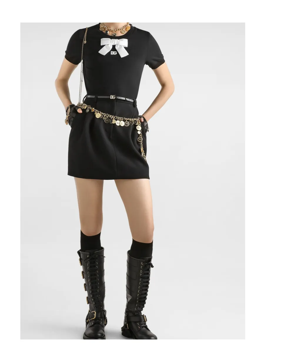 Dg-Embroidered T-Shirt