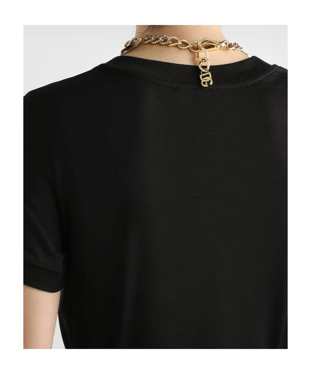Dg-Embroidered T-Shirt