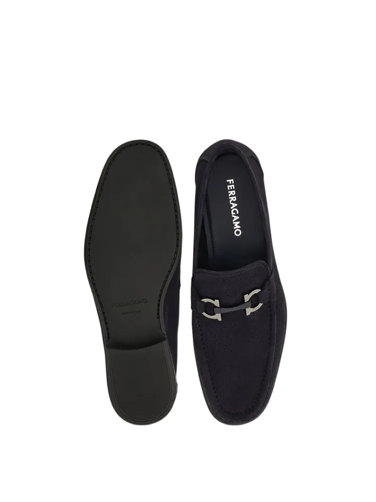 Gancini-Buckle Loafers