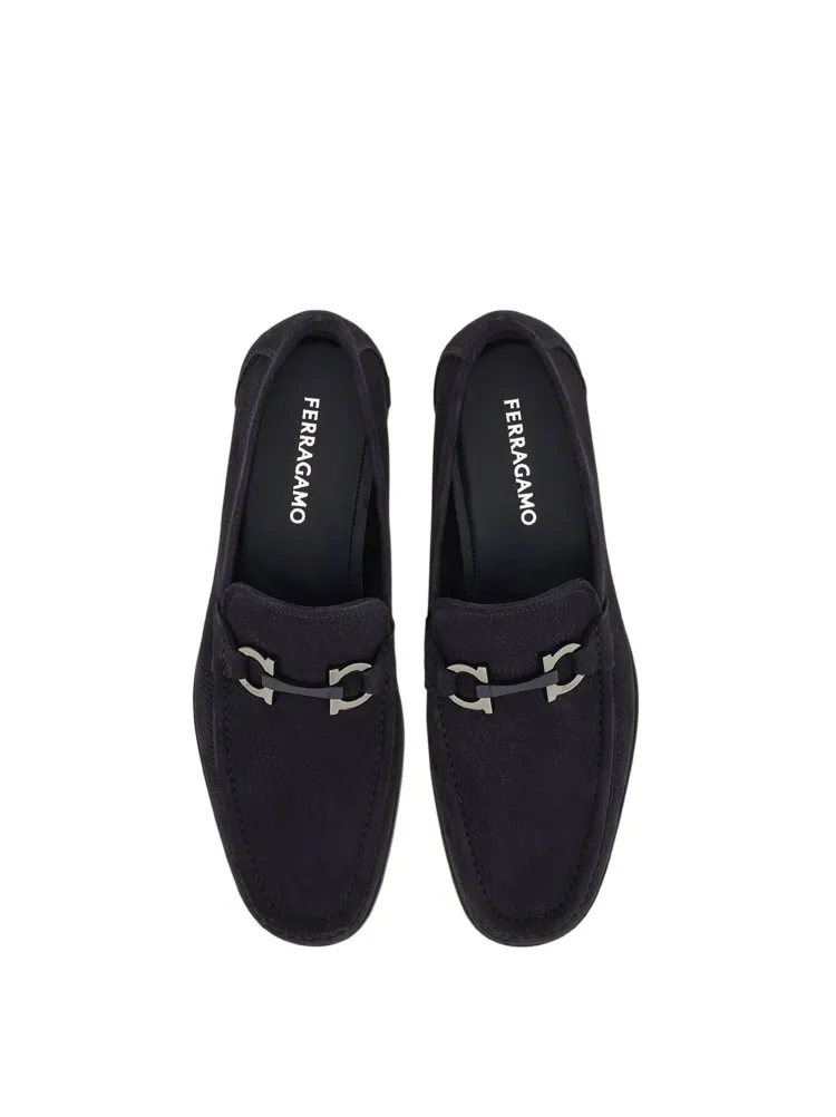 Gancini-Buckle Loafers