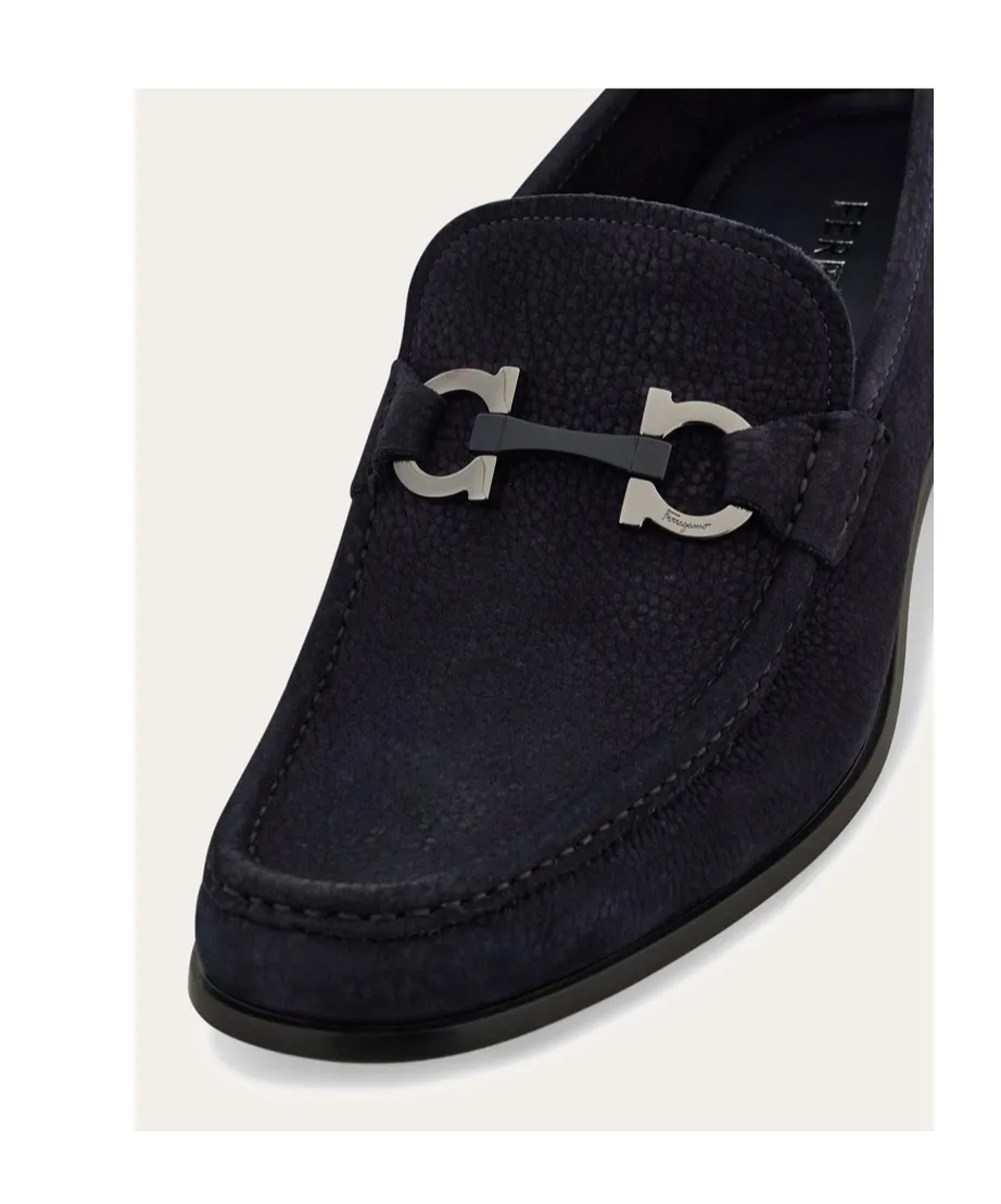 Gancini-Buckle Loafers