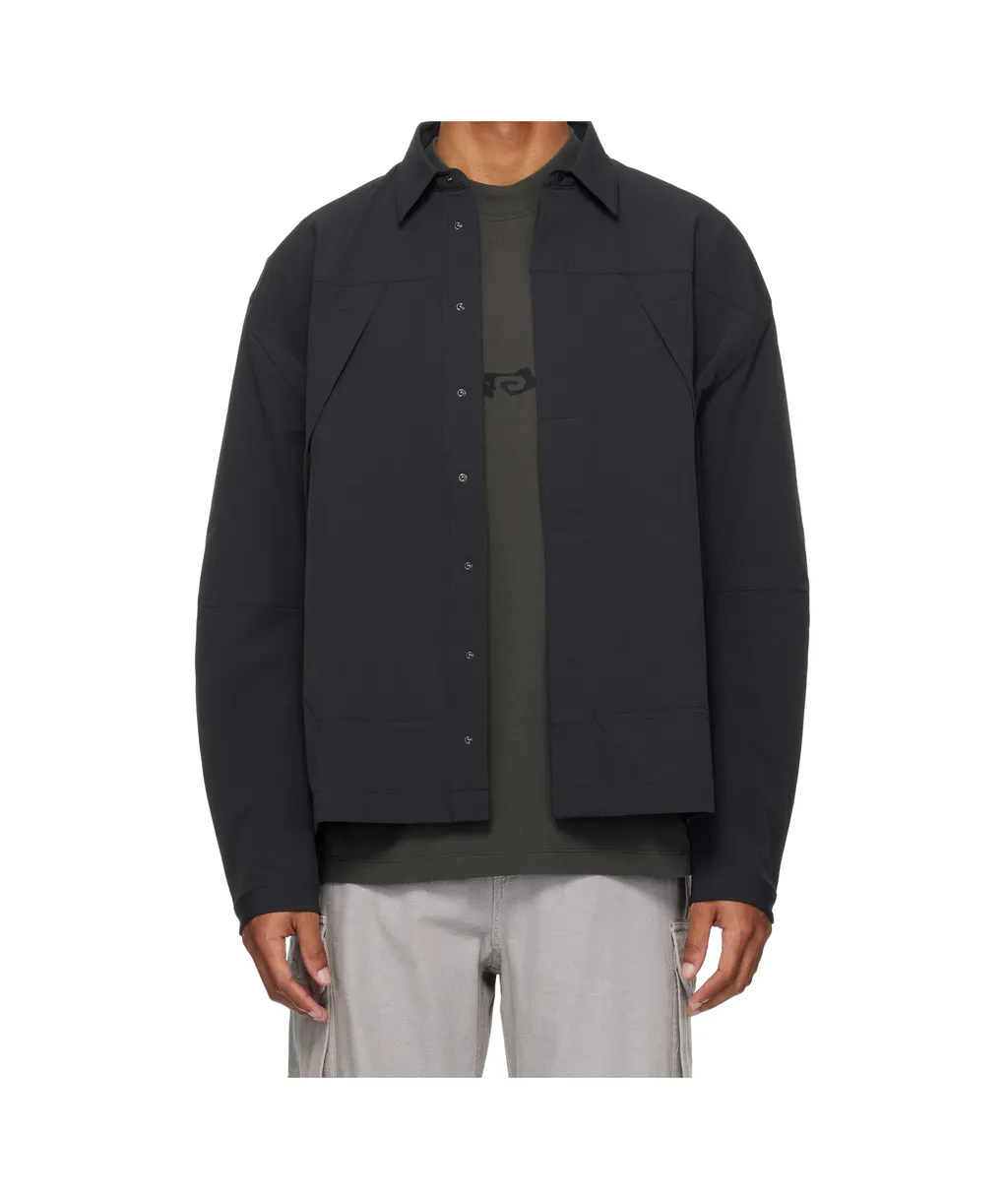 Stretch Nylon Crepe Over Shirt