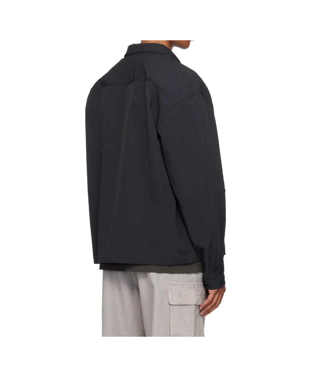 Stretch Nylon Crepe Over Shirt
