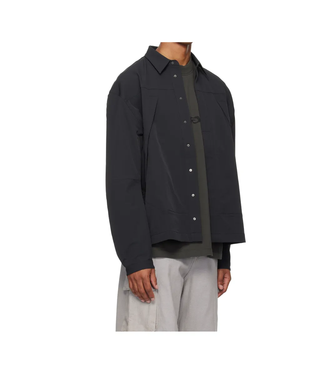 Stretch Nylon Crepe Over Shirt