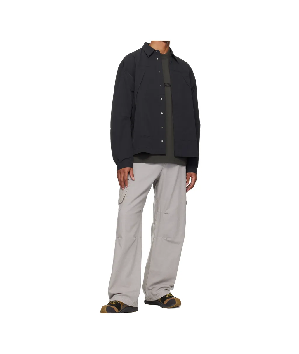 Stretch Nylon Crepe Over Shirt