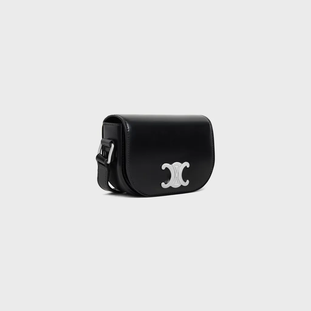 Mini Crossbody Bag Triomphe In Shiny Calfskin