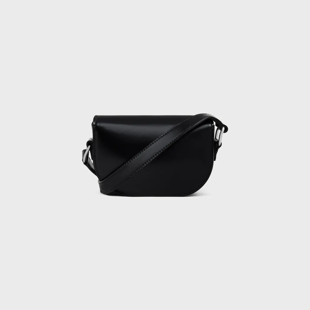 Mini Crossbody Bag Triomphe In Shiny Calfskin