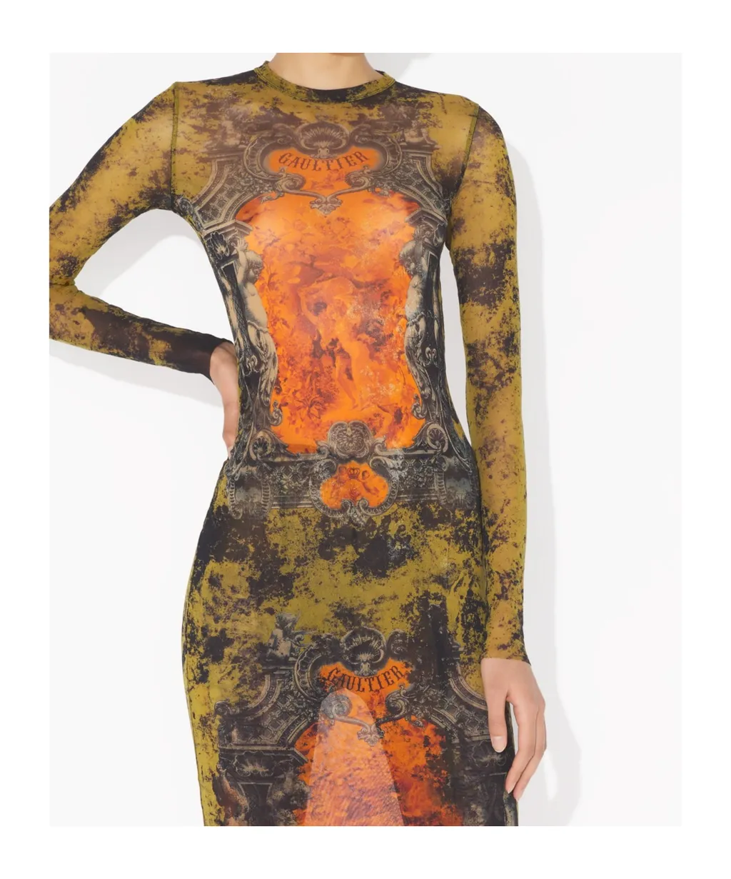 Jean Paul Gaultier The Long Fire Dress