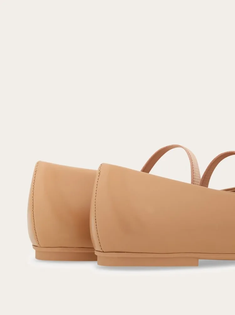 Vara Square-Toe Ballet Flats