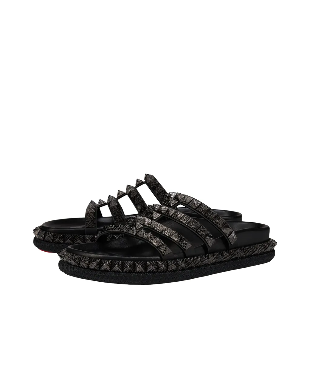 Christian Louboutin Stud Embellished Slip-On Sandals