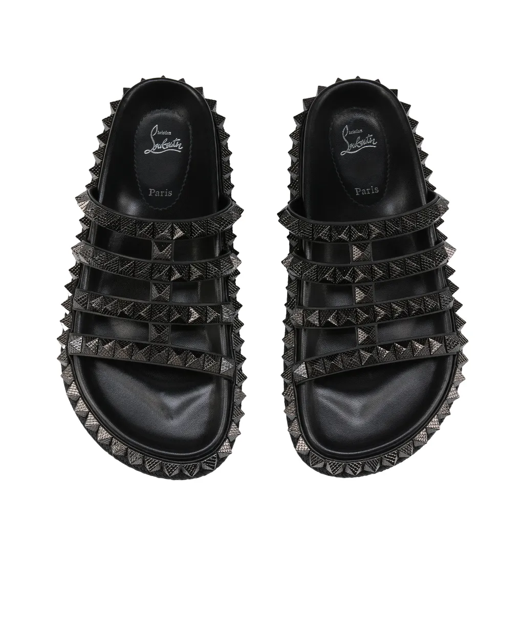 Christian Louboutin Stud Embellished Slip-On Sandals