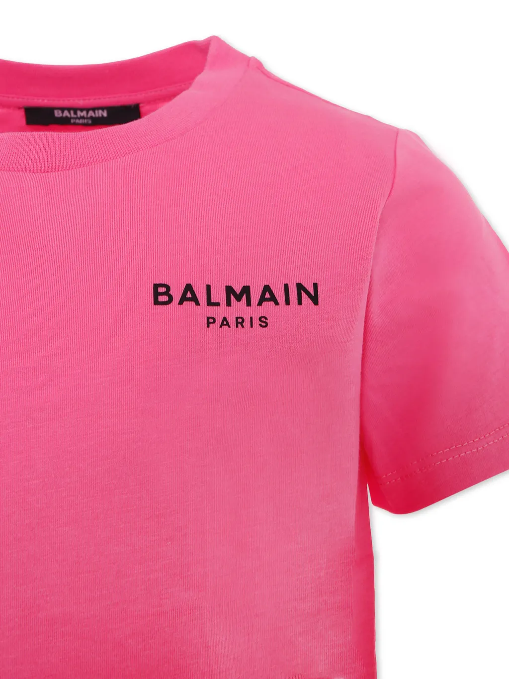 Balmain Kids Logo-Printed Crewneck T-Shirt