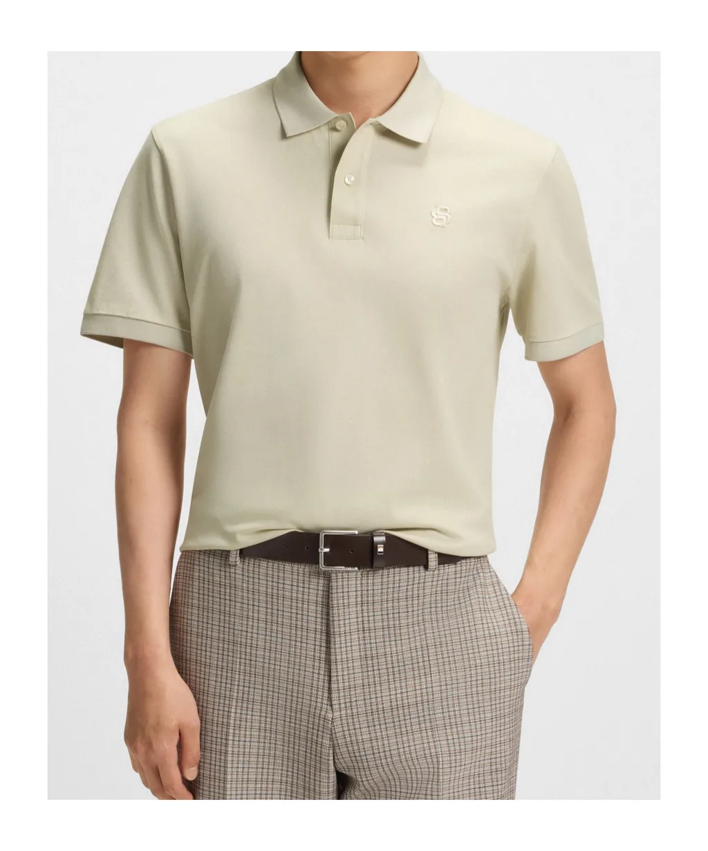 Double-Monogram Mercerised Cotton Polo Shirt