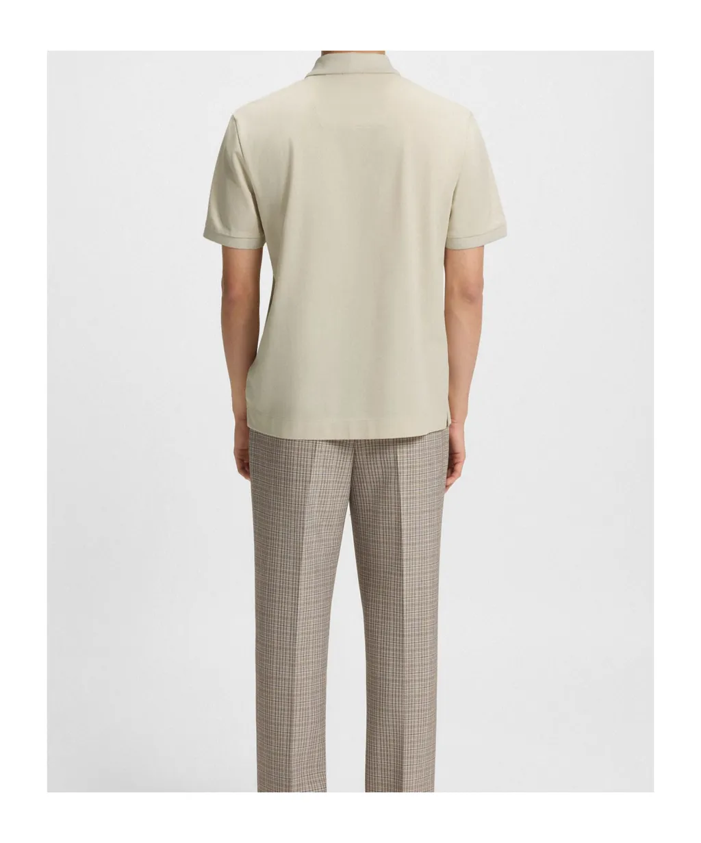 Double-Monogram Mercerised Cotton Polo Shirt