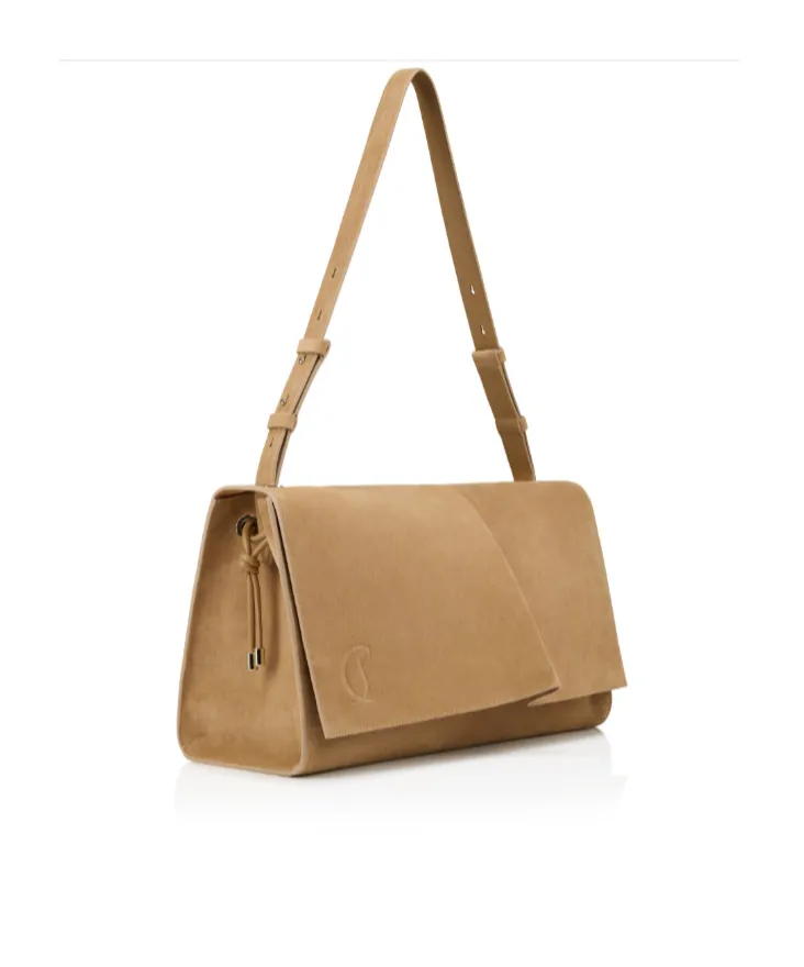 Large Baggy Suede Shoulder Bag