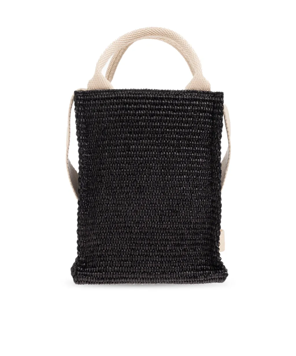 Marni Logo Embroidered Shoulder Bag
