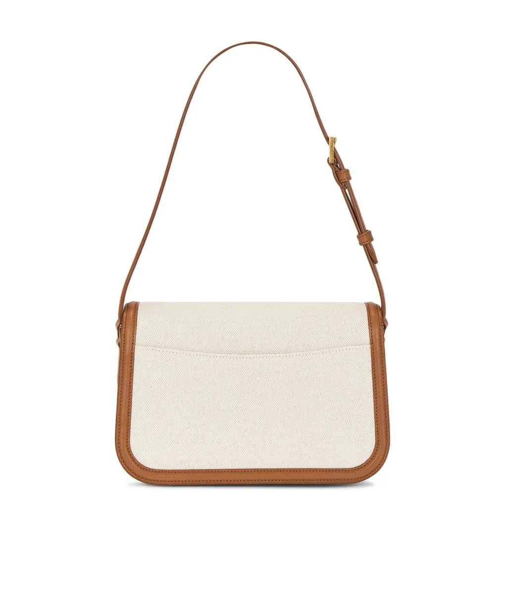 Saint Laurent Solferino Logo Plaque Shoulder Bag