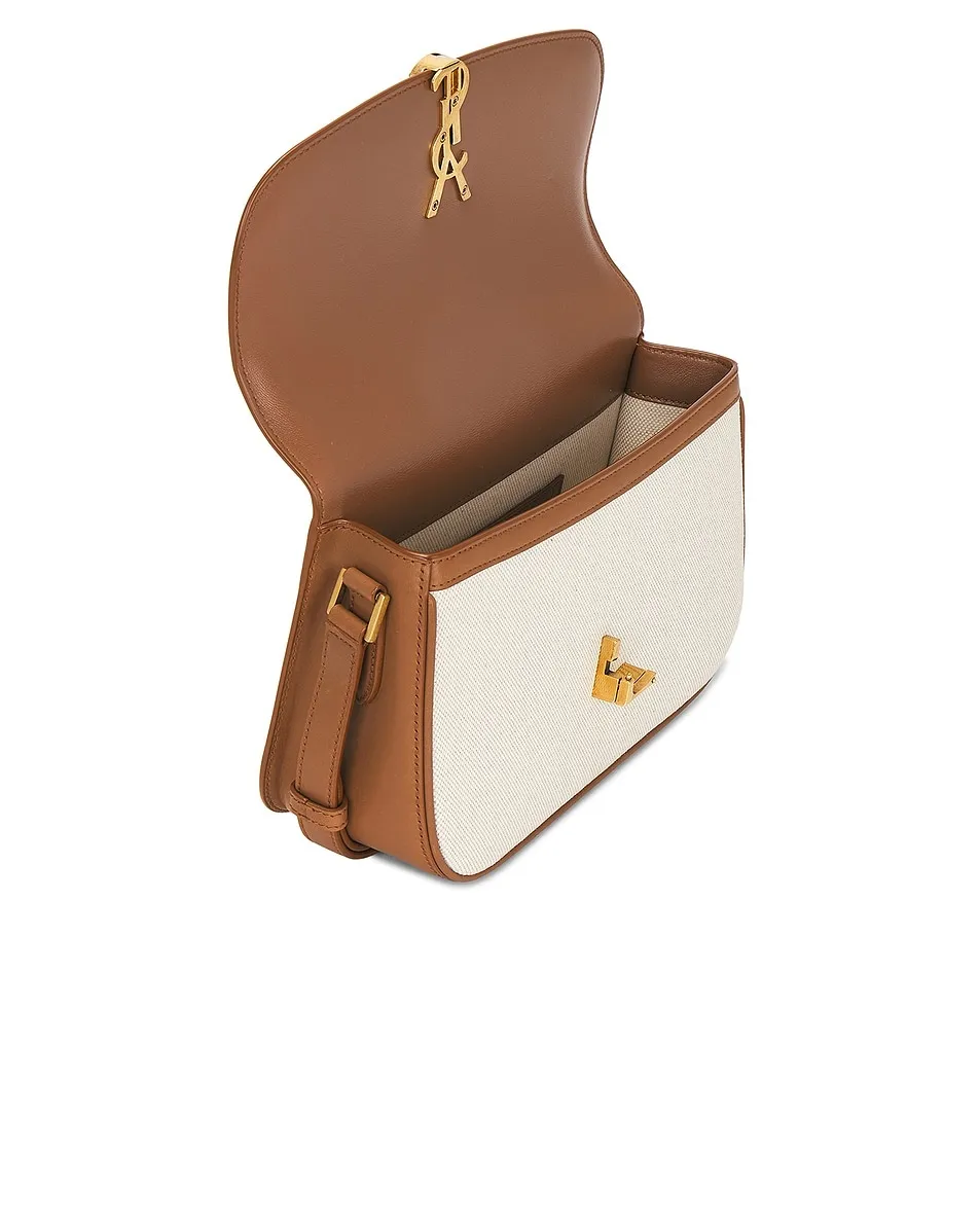 Saint Laurent Solferino Logo Plaque Shoulder Bag