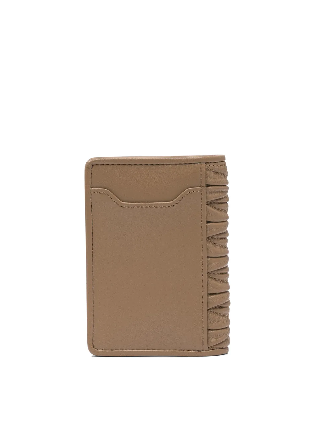 Miu Miu Logo-Lettering Matelassé Cardholder