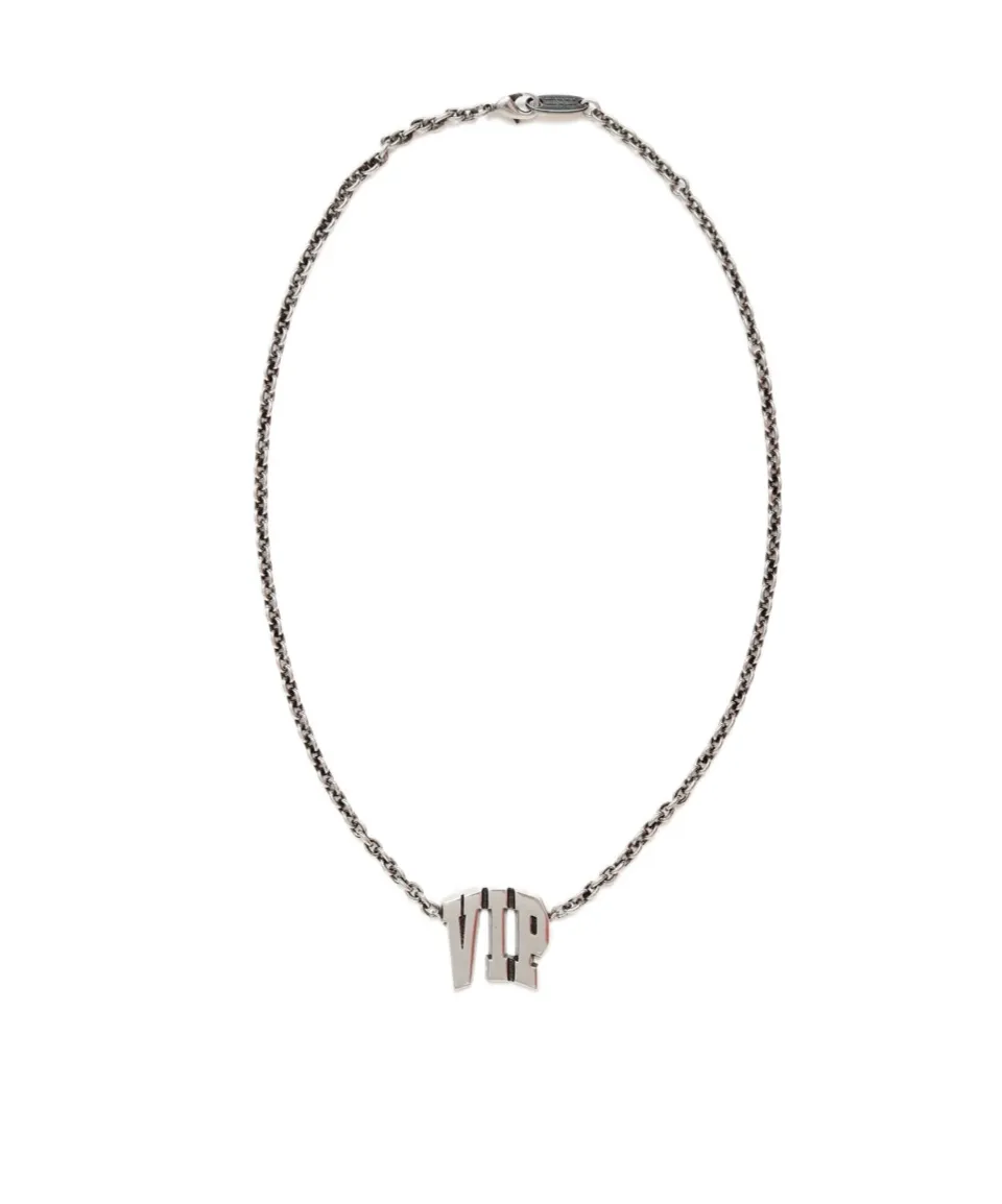 3 Letter Vip Pendant Necklace