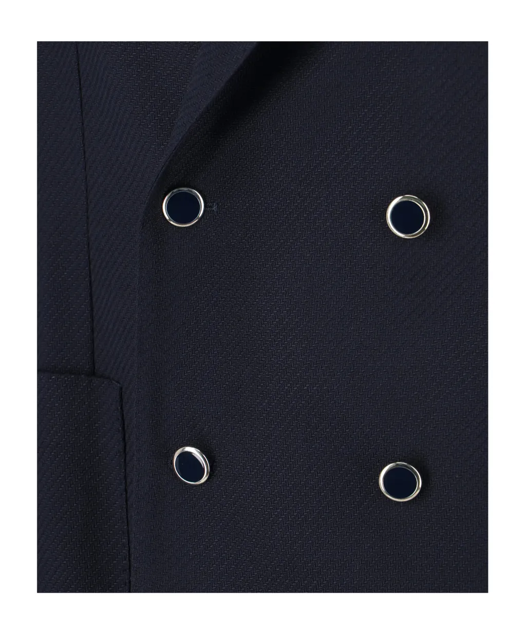 Wool Double-Breasted Blazer