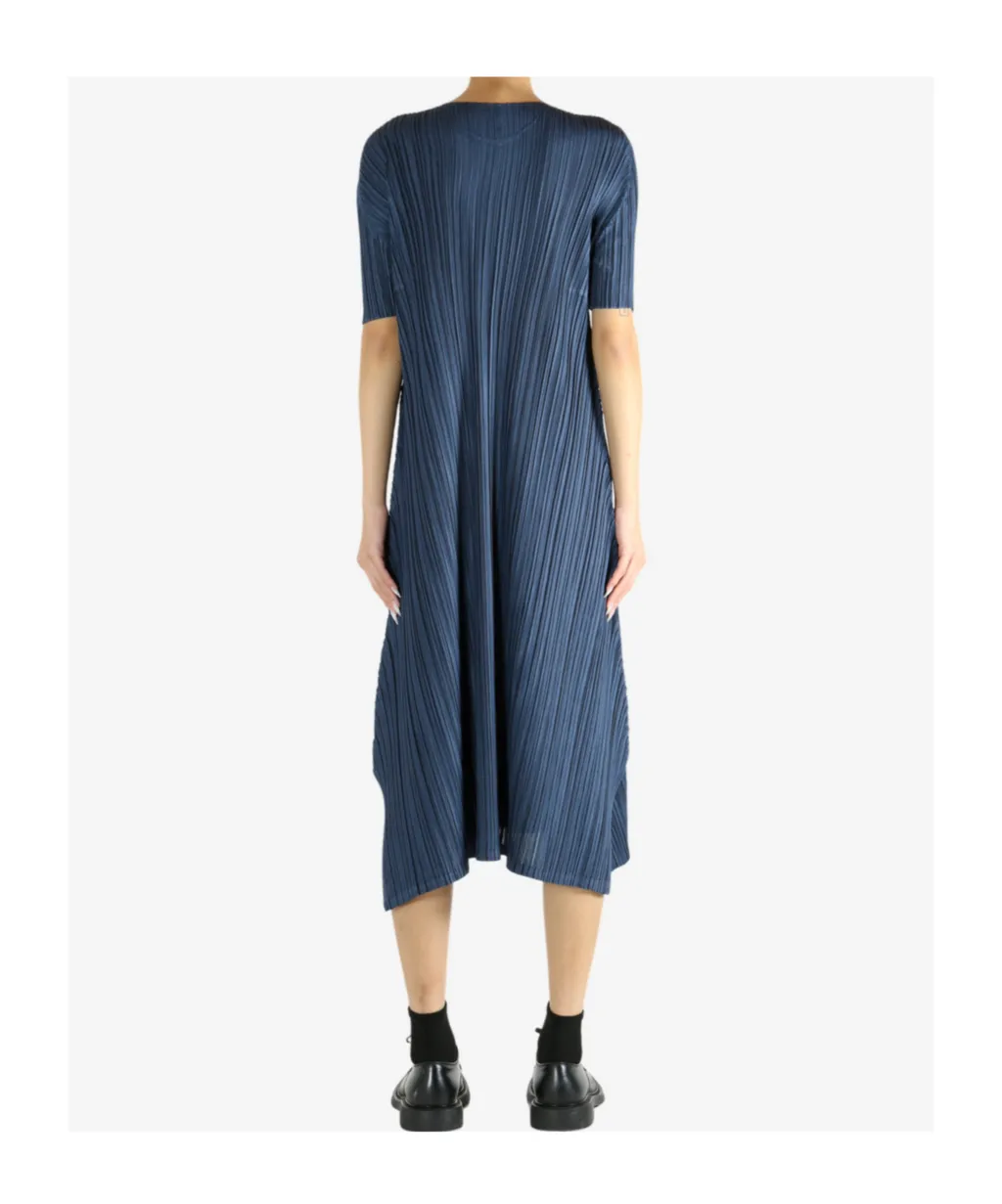 Pleats Please Issey Miyake Mellow Pleats A-Line Dress