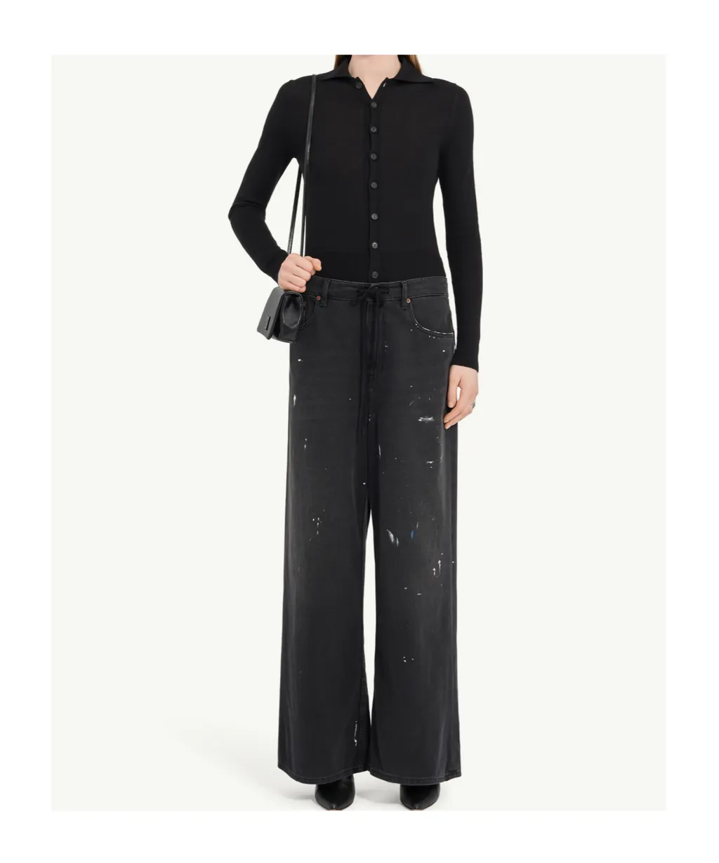 Mm6 Maison Margiela Wide Leg Jeans