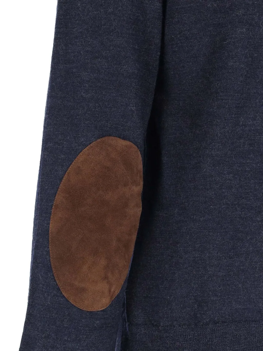 Elbow-Patch Wool Sweater