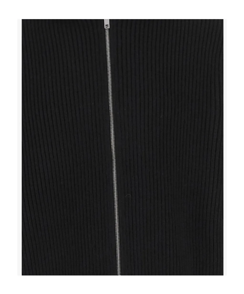 Maison Margiela Zipped Long Sleeved Cardigan