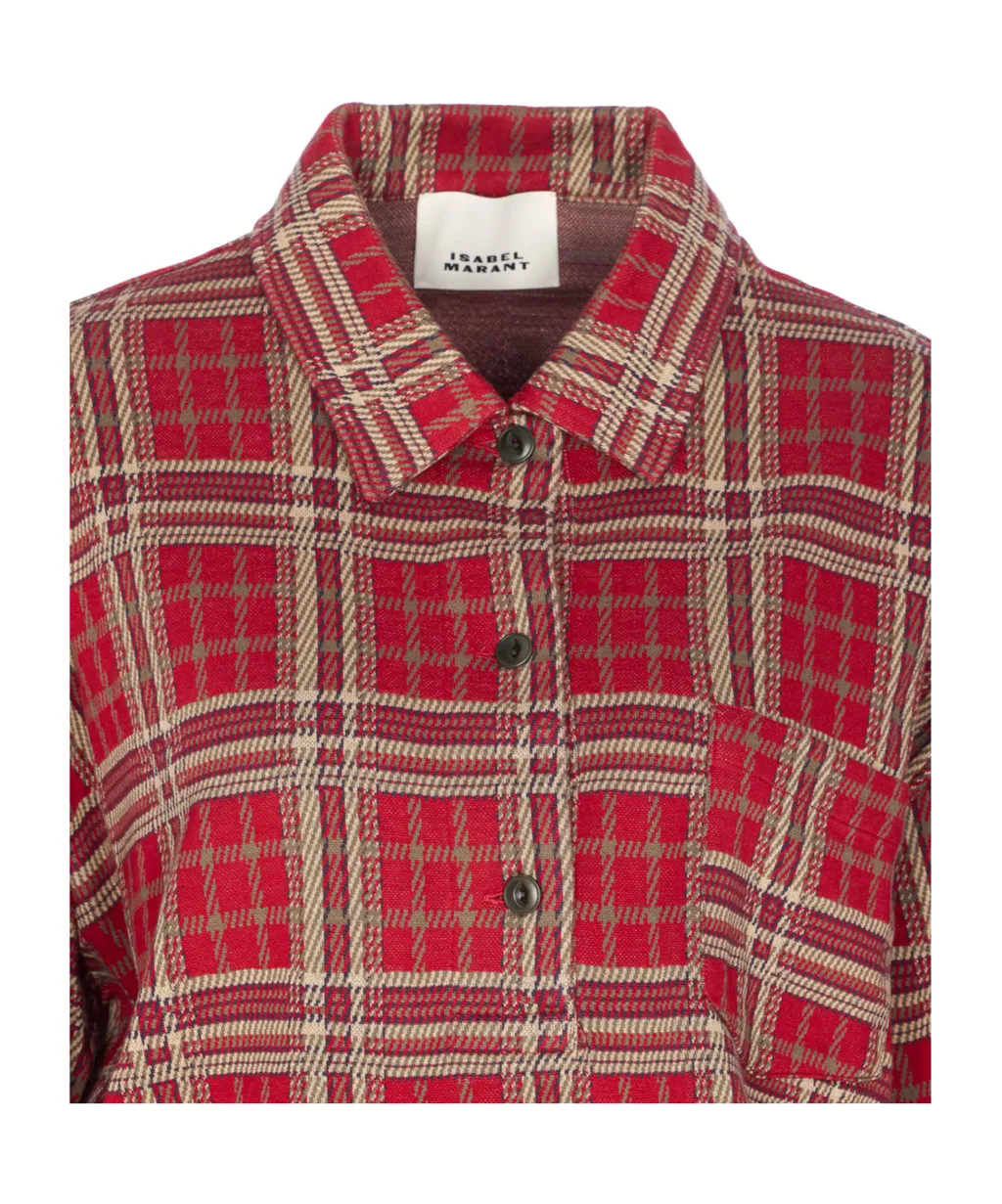 Isabel Marant Checked Twisted Dress