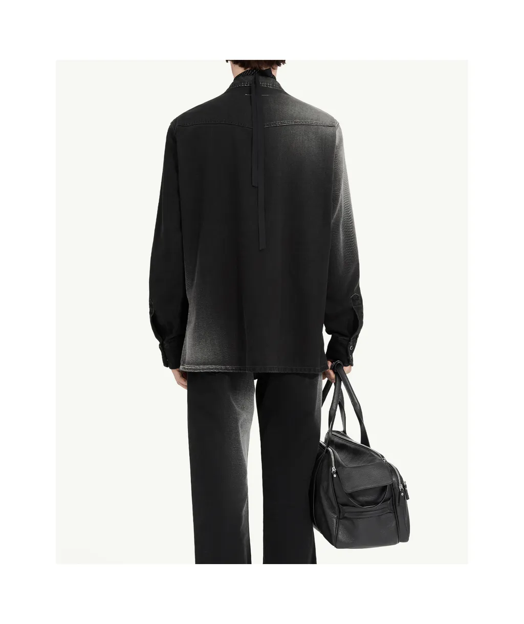 Mm6 Maison Margiela Button-Up Denim Shirt