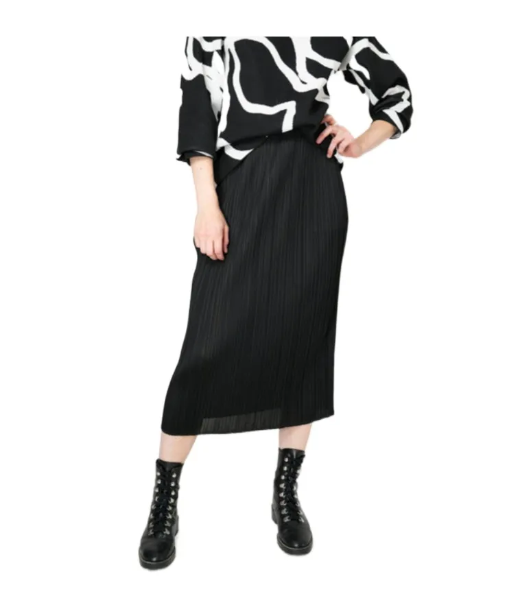Pleats Please Issey Miyake Pleated Midi Skirt