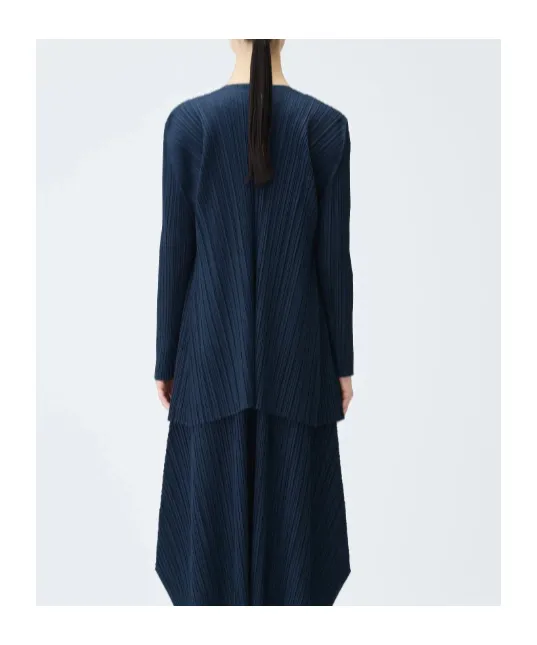 Pleats Please Issey Miyake Mellow Pleats Coat