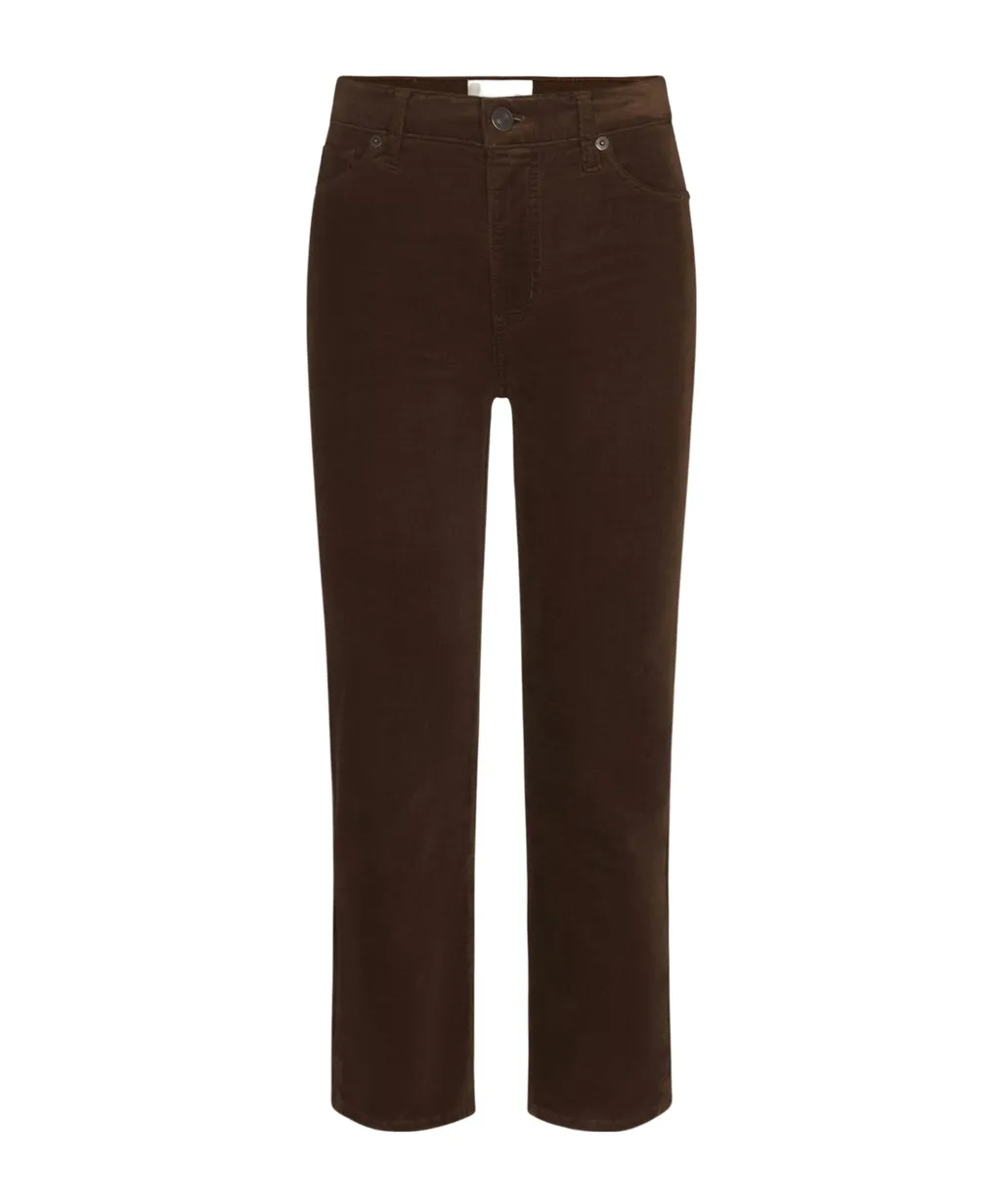 Frame Straight Leg Corduroy Trousers