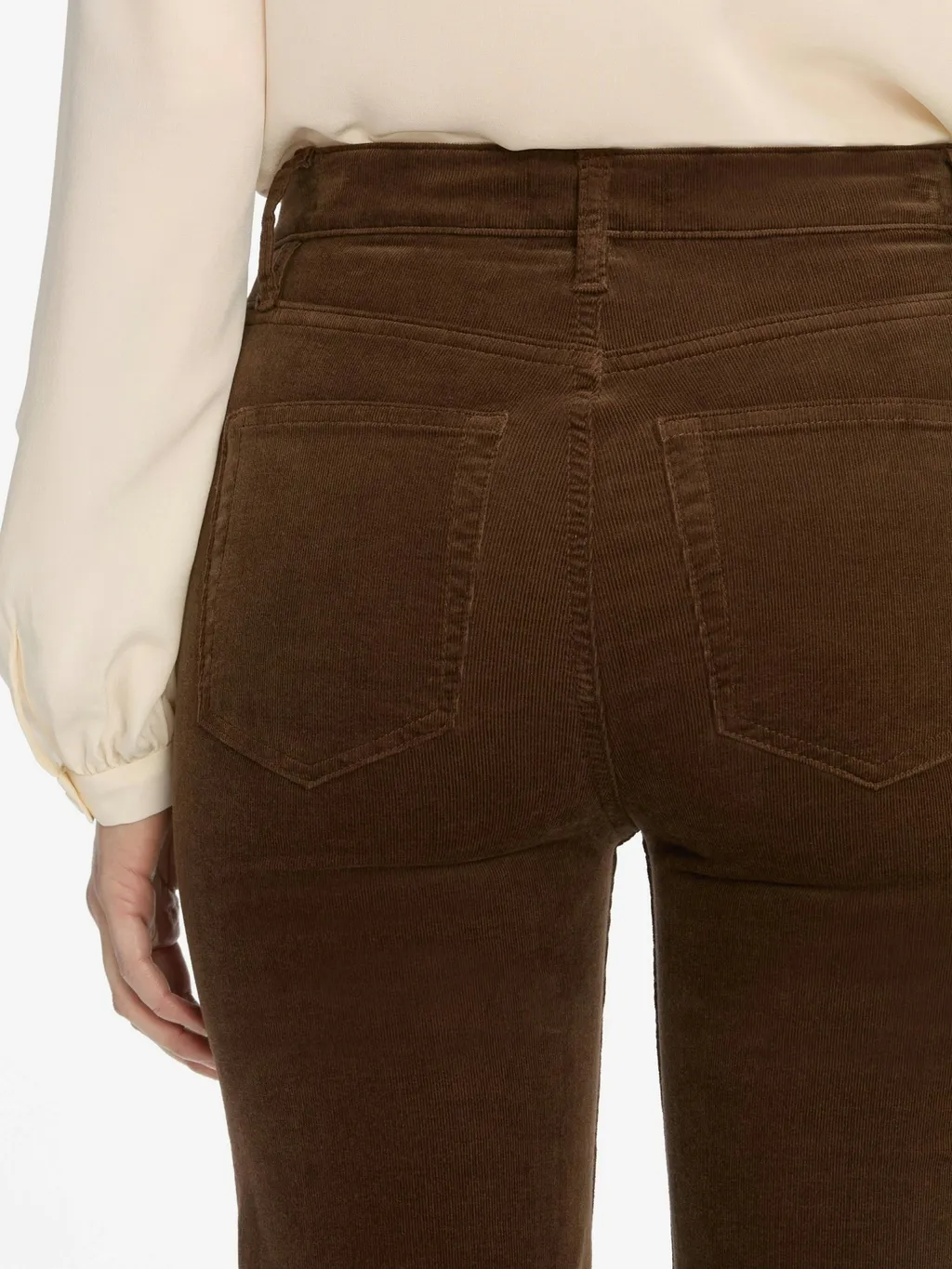 Frame Straight Leg Corduroy Trousers
