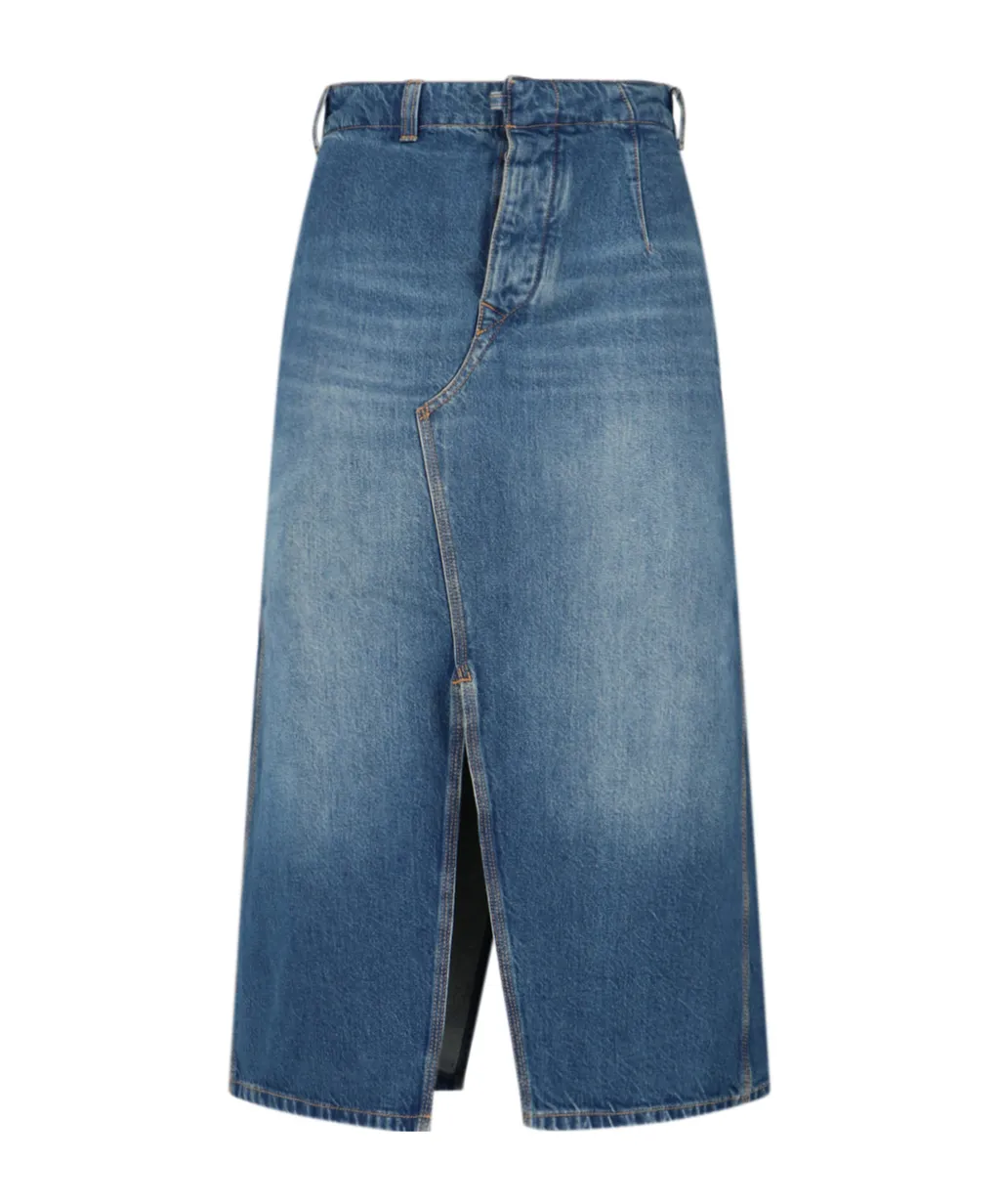 Denim A-Line Skirt
