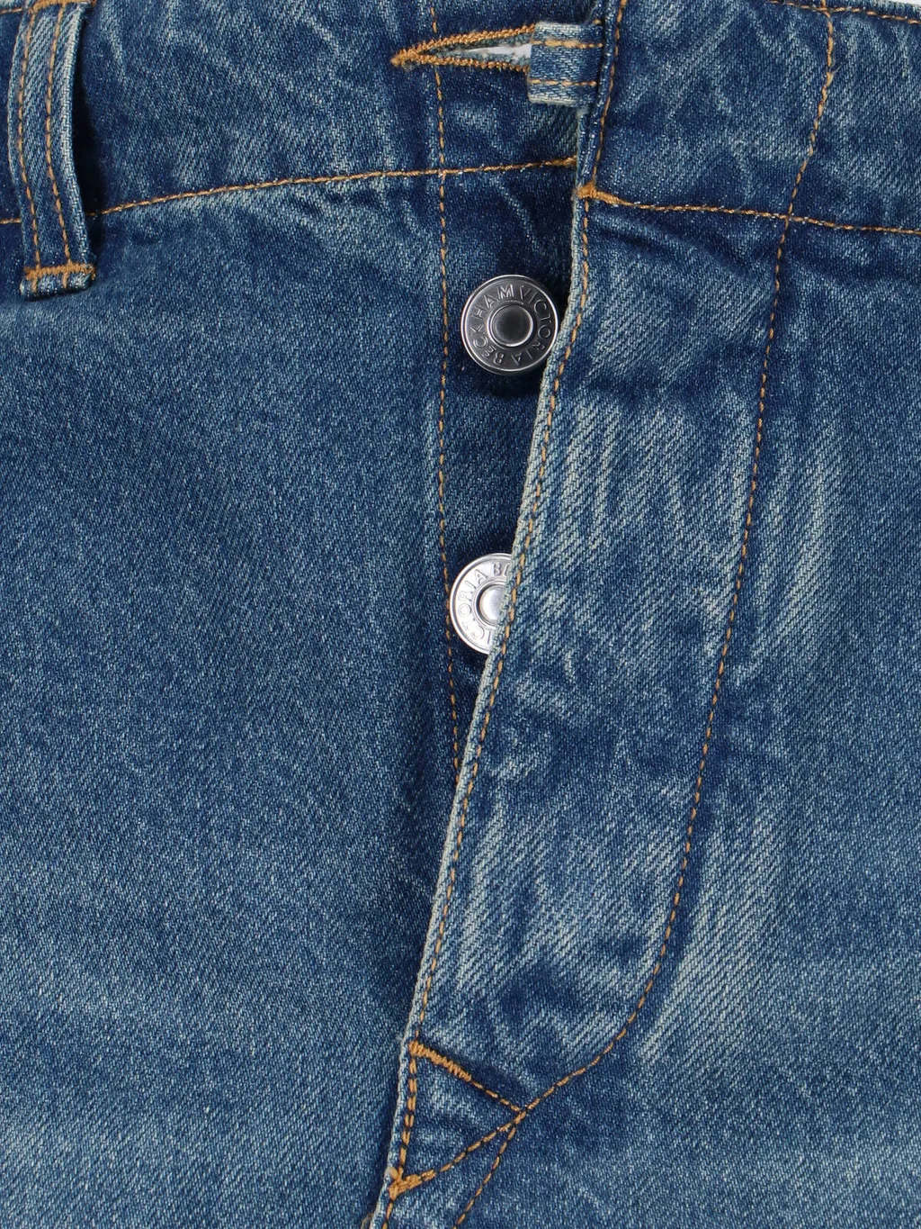 Denim A-Line Skirt