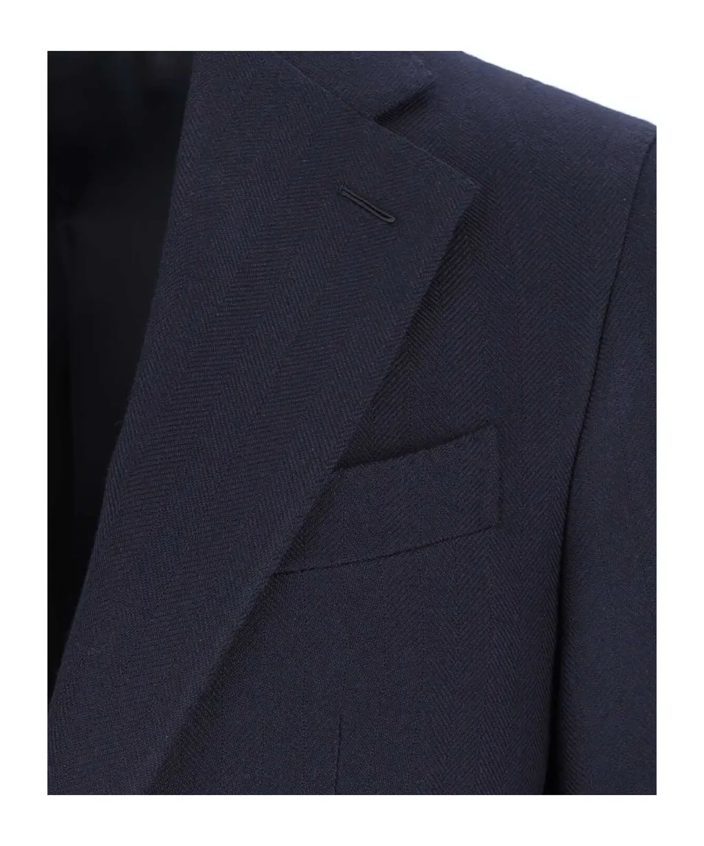 Caruso Single Breasted Long Sleeved Jacket