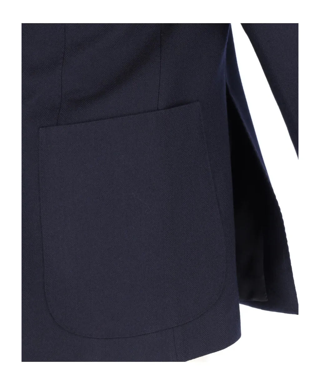 Caruso Single Breasted Long Sleeved Jacket