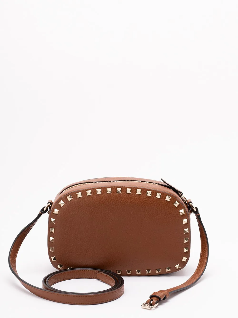Mini Rockstud Leather Cross Body Bag
