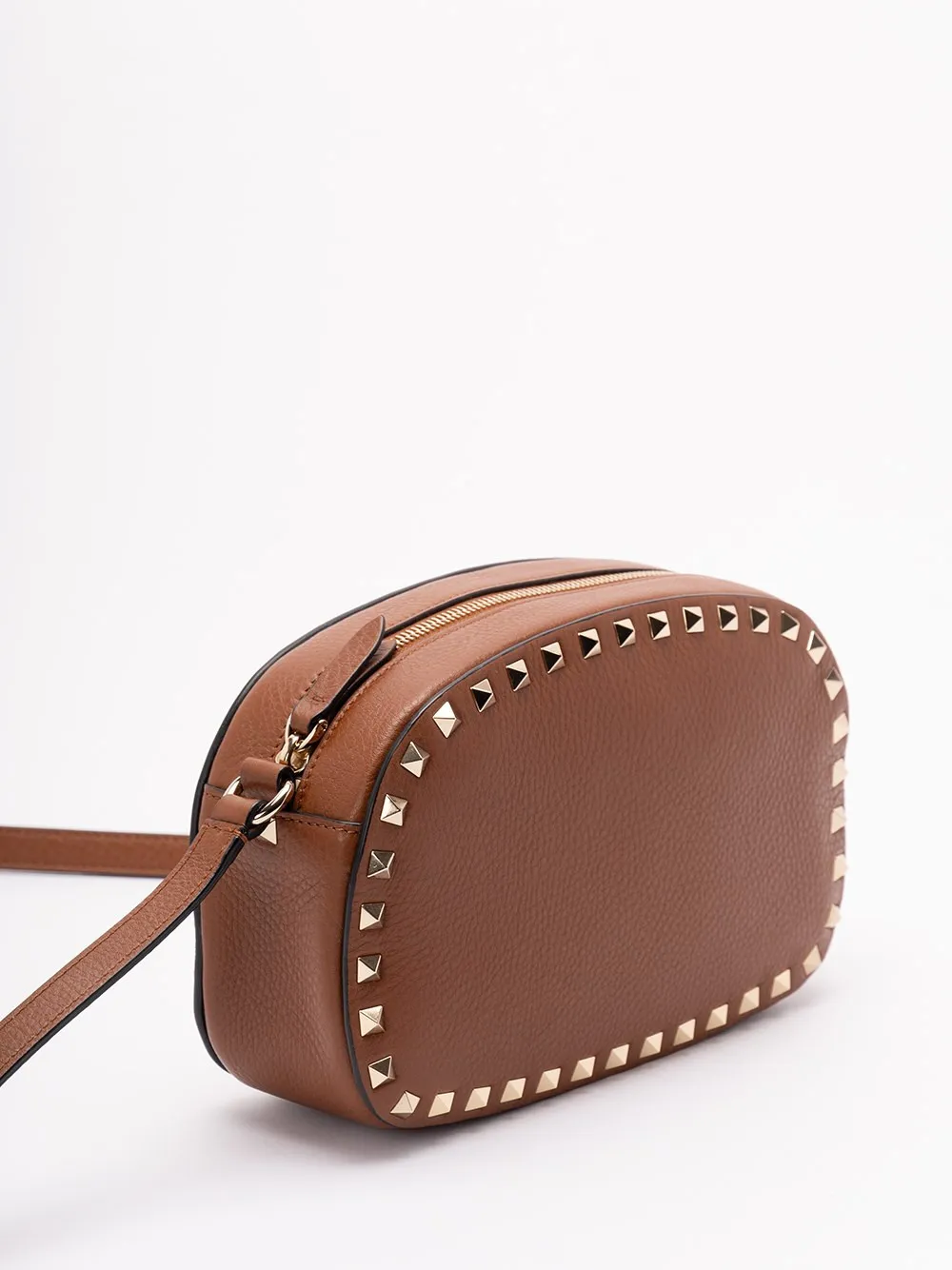 Mini Rockstud Leather Cross Body Bag