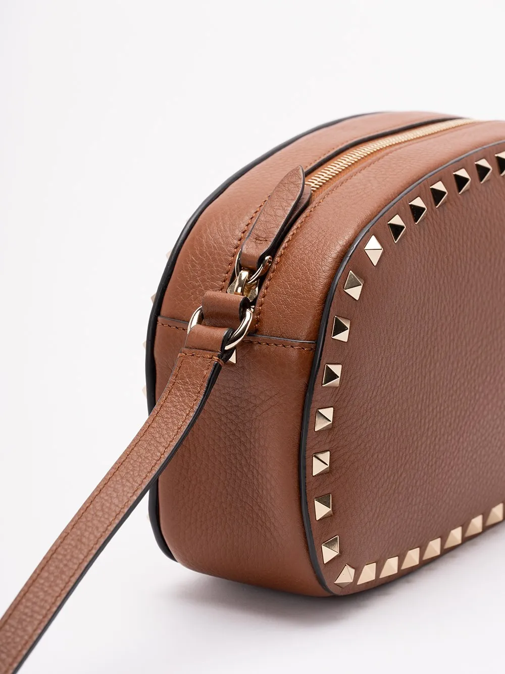 Mini Rockstud Leather Cross Body Bag