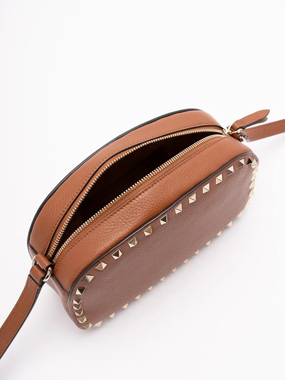 Mini Rockstud Leather Cross Body Bag