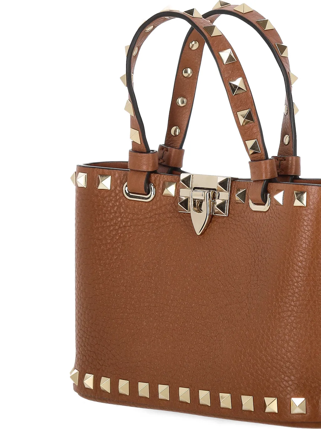 Mini Rockstud Embellished Tote Bag